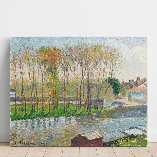 Riproduzione del dipinto Bords du Loing à Moret - Camille Pissarro
