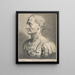 Jules César dittatore perpetuo - Boetius Adamsz Bolswert — quadro incorniciato alla parete