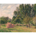 Riproduzione del dipinto di balle di fieno, mattina, Éragny - Camille Pissarro