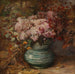 di mazzo di crisantemi e calendule - Olga Wisinger-Florian — ambientato in un interno