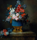 Bouquet di fiori in un vaso di porcellana blu - Anne Vallayer — vista dell’opera