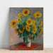 Riproduzione del dipinto Bouquet di girasoli - Claude Monet