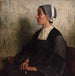 Bretonne in preghiera - Henri Jules Guinier — vista dell’opera