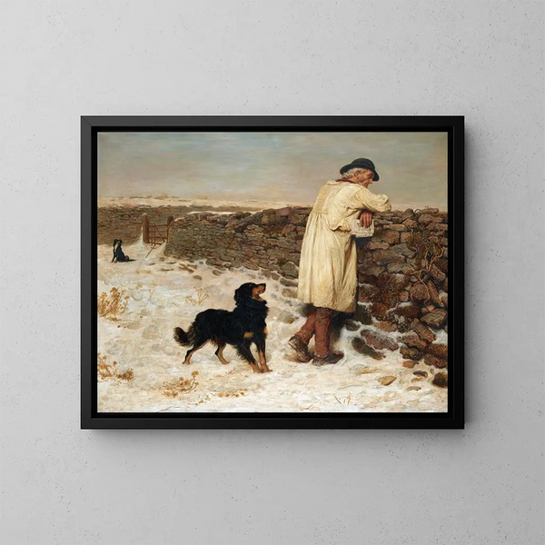 Tempo di guerra - Briton Rivière — quadro incorniciato alla parete