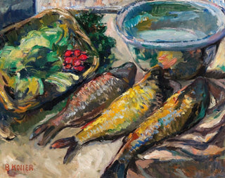 Broncia KollerPinell - Still Life With Three Fish.webp
