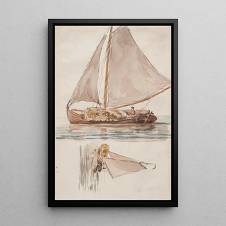 Bror Jacob Adelborg - Vedlastad skuta Rospigg.webp