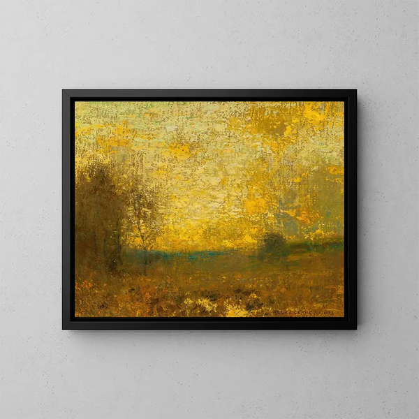 L'Ovest dorato - Bruce Crane — quadro incorniciato alla parete
