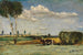 Piccolo paesaggio con carriola di fieno - Bruno Gimpel — vista dell’opera