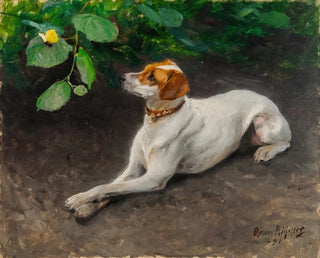 Bruno Liljefors - Portrait of a Dog.webp