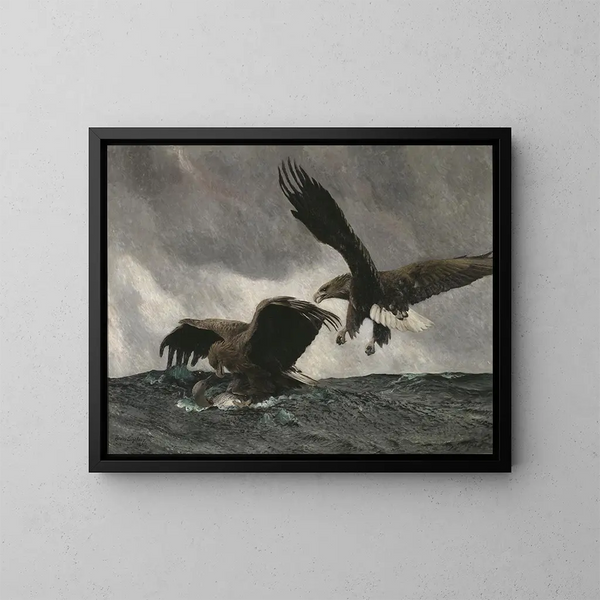 Aigles de mer - Bruno Liljefors — quadro incorniciato alla parete