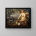 Atto femminile con natura morta - Burkhard Mangold — quadro incorniciato alla parete