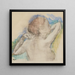 Busto di donna - Edgar Degas — quadro incorniciato alla parete