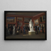 Una delle sale della collezione reale di dipinti al palazzo di Christiansborg - C.C.. Andersen — quadro incorniciato alla parete