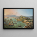 Flottille davanti ad Algeri - C L Hofmeister — quadro incorniciato alla parete