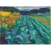 Riproduzione del dipinto Cabbage Field - Edvard Munch