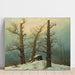 Riproduzione del dipinto Cairn sous la neige - Caspar David Friedrich