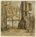 Calvaire breton - Eugène Boudin — vista dell’opera