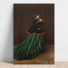 Riproduzione del dipinto Camille (La donna con il vestito verde) - Claude Monet