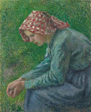 Camille Pissarro - A Seated Peasant Woman.webp