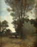 Cavaliere all'entrata di un bosco - Camille Pissarro — vista dell’opera
