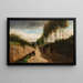 Chemin creux environs de Chailly - Camille Pissarro — quadro incorniciato alla parete