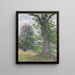 Castagni a Osny - Camille Pissarro — quadro incorniciato alla parete