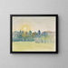Eragny - Camille Pissarro — quadro incorniciato alla parete