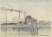 Fabbrica sul Oise a Pontoise - Camille Pissarro — vista dell’opera