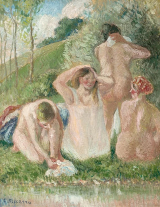 Camille Pissarro - Groupe de baigneuses.webp