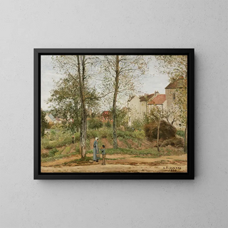 Camille Pissarro - Houses at Bougival.webp