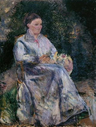 Camille Pissarro - Julie Pissarro au jardin.webp