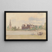 I Giardini di Kensington, Londra - Camille Pissarro — quadro incorniciato alla parete