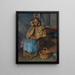 La Mère Gaspard Pontoise - Camille Pissarro — quadro incorniciato alla parete