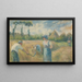 La Récolte - Camille Pissarro — quadro incorniciato alla parete
