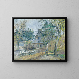 Camille Pissarro - La ferme  Montfoucault Farm at Montfoucault.webp
