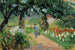 L'Allée del giardino di Éragny - Camille Pissarro — vista dell’opera
