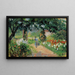 L'Allée del giardino di Éragny - Camille Pissarro — quadro incorniciato alla parete
