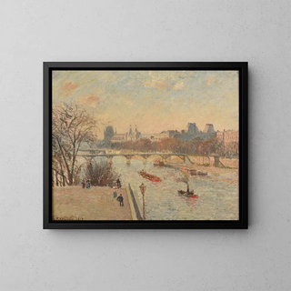Camille Pissarro - Le Louvre.webp