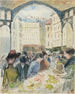 Les Halles centrales le marché aux légumes - Camille Pissarro — vista dell’opera