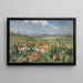 L'ermitage à Pontoise - Camille Pissarro — quadro incorniciato alla parete