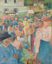 Mercato della pollame a Pontoise - Camille Pissarro — vista dell’opera
