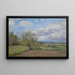 Paesaggio con una mucca - Camille Pissarro — quadro incorniciato alla parete