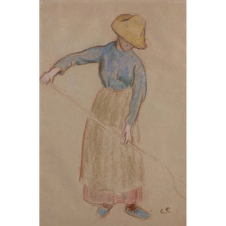 Camille Pissarro - Paysanne la fourche.webp