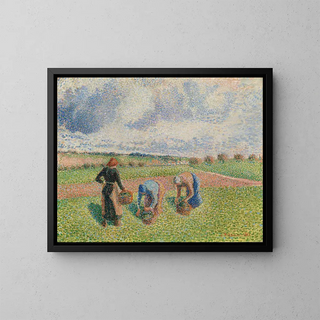 Camille Pissarro - Paysannes Ramassant Des Herbes ragny.webp