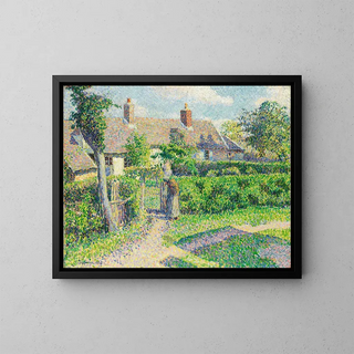 Camille Pissarro - Peasants houses Eragny.webp