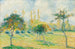 Pommiers, effetto autunnale - Camille Pissarro — vista dell’opera