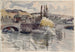 Ponte Corneille a Rouen - Camille Pissarro — vista dell’opera