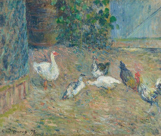 Camille Pissarro - Poulailler  la maison rouge Pontoise.webp