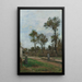 Riproduzione del dipinto Route de Louveciennes - Camille Pissarro