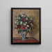 Nature morte alle peonie e al gelsomino - Camille Pissarro — quadro incorniciato alla parete